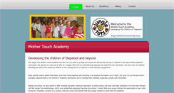 Desktop Screenshot of mothertouch.co.za